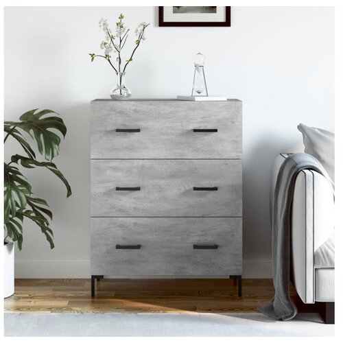 vidaXL Komoda siva boja betona 69 5x34x90 cm od konstruiranog drva Cijene
