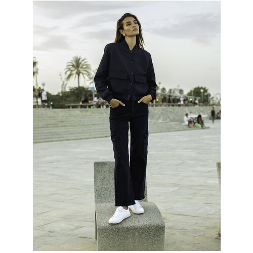 LC Waikiki High Waist Wideleg Women&amp;#039;s Cargo Jean Pants Slike