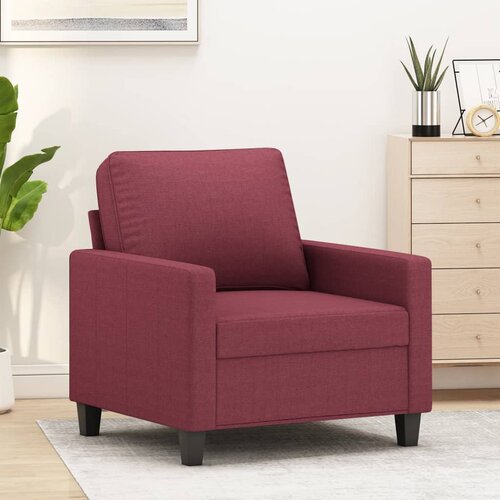 vidaXL fotelj vinsko rdeč 60 cm blago Cene