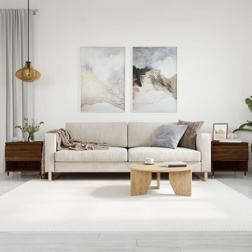  The Living Store Klubska mizica 2 kosa rjav hrast 50x46x50 cm inženirski les - Klubska Mizica, (21453405) Slike