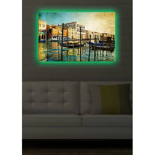 Wallity Zidna slika sa LED osvetljenjem 4570DACT-7, 45x70 cm Cene