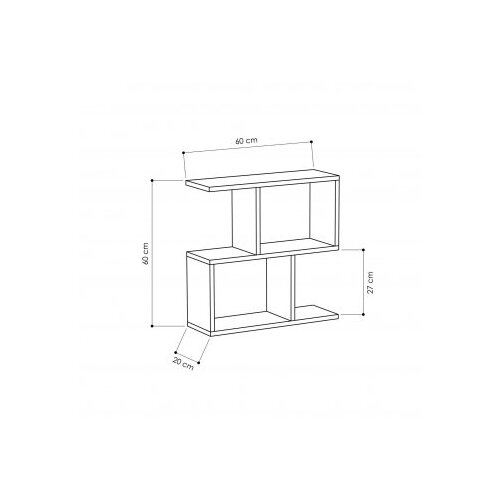 Hanah home Pomoćni stol, hrast, Mania - Oak Cene