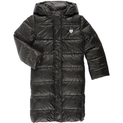 Guess Puhovke HOODED LS LONG PADDED PUFFER Črna Slike