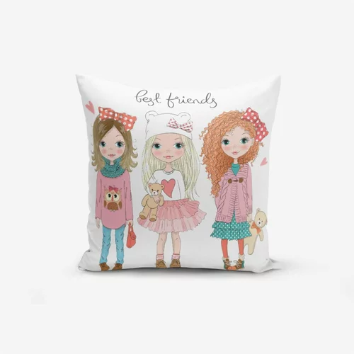 Minimalist Cushion Covers jastučnica s primjesom pamuka Best Friends, 45 x 45 cm