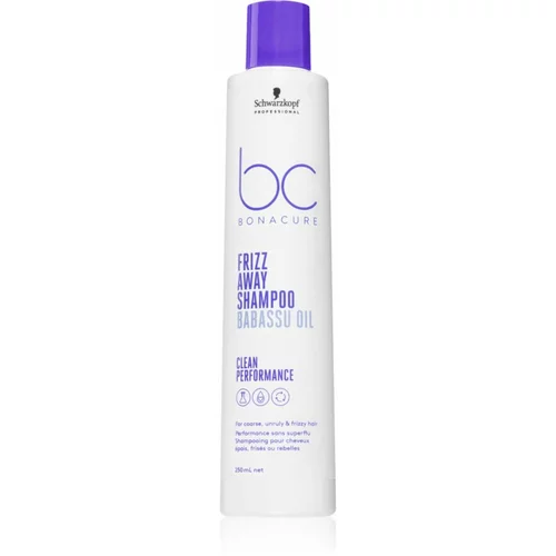 Schwarzkopf BC Bonacure Frizz Away Shampoo šampon za neposlušnu i anti-frizz kosu 250 ml