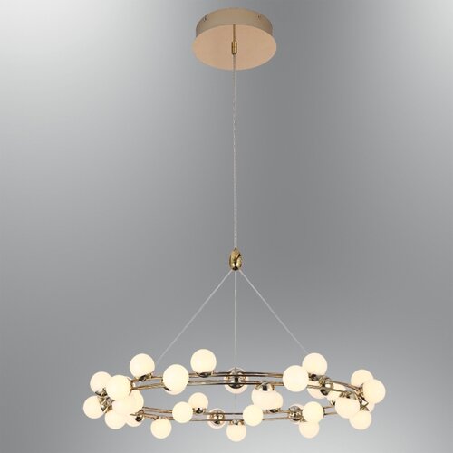  LED luster na sajli MARS LED/50W/230V 3000K zlatni Slike