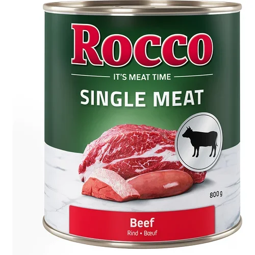 Rocco Varčno pakiranje: Single Meat 24 x 800 g - Govedina
