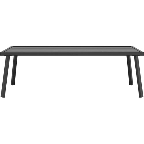 VidaXL Vrtni stolić za kavu antracit 110 x 55 x 35 cm čelični Slike