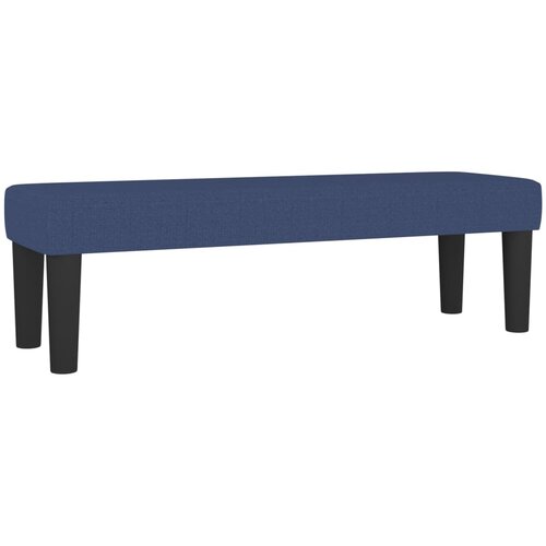 s oprugama i madracem plavi 140 x 190 cm od tkanine Slike