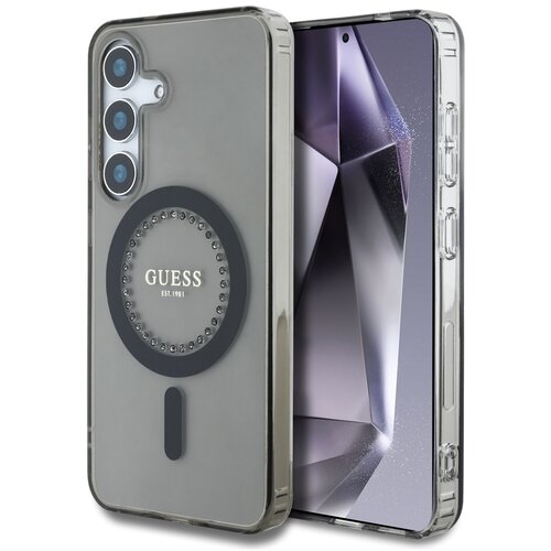Guess CASE RHINESTONES PRINT LOGO ZA SAMSUNG GALAXY S25 ZA MAGSAFE, (5000012598) Cene