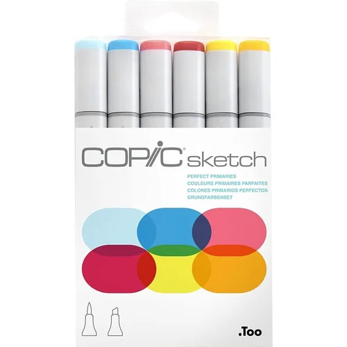 Copic Sketch Uložak za nalivpero Perfect Primaries 6 kom