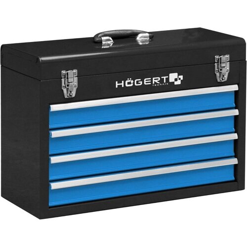 H&amp;Ouml;GERT&amp;reg; HT7G075 metalna kutija za alat s 4 ladice, 218x360x520 mm Slike