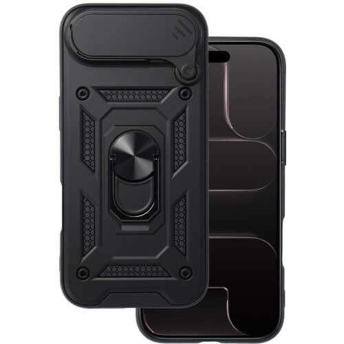 Onasi Silikonski ovitek Armor Ring z za&scaron;čito kamere za Google Pixel 10 / Pixel 10 Pro - črn Cene