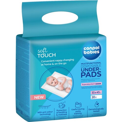 Canpol Disposable Underpads previjalne podloge za enkratno uporabo 33x45 cm 20 kos Cene