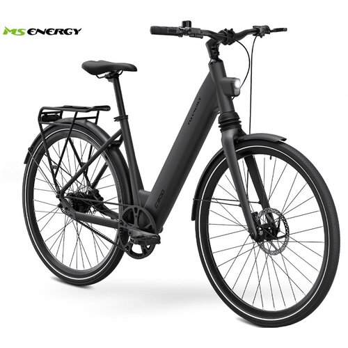 Ms Energy C300 električno kolo, cestno / mestno, 27.5" pnevmatike, 250W 35Nm motor, 529Wh 36V 14.7Ah baterija, do 120km, CARBON GATES pogon, SHIMANO disk zavore, prednje vzmetenje, LCD zaslon - - Bonajo Cene