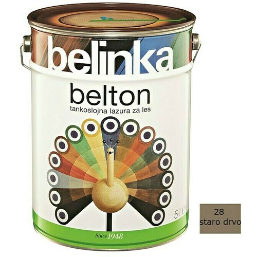  Lazura za za&amp;scaron;titu drva Belinka Belton (Boja: Staro drvo, 5 l) Slike