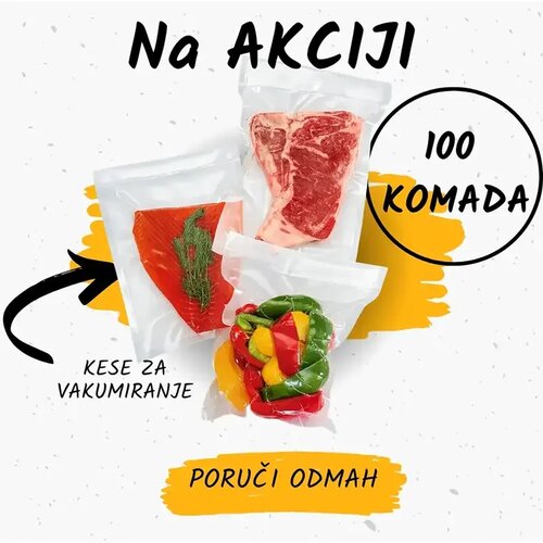  Kese za vakumiranje hrane - duža svežina svakog dana 50 komada Cene