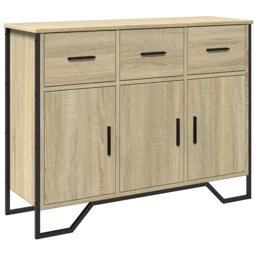 Maison Chic Komoda - Predalnik sonoma hrast 97x32,5x74,5 cm inženirski les, (21717360) Cene