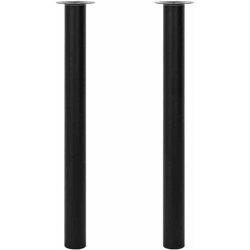  2 Teleskopske Noge za Stol Crne 710 mm-1100 mm Cijene