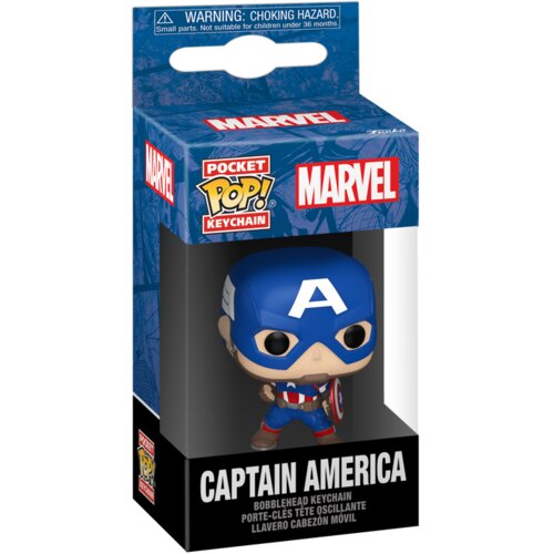 Funko POP! Keychain: Marvel New Classics - Captain America ( 063518 ) Slike
