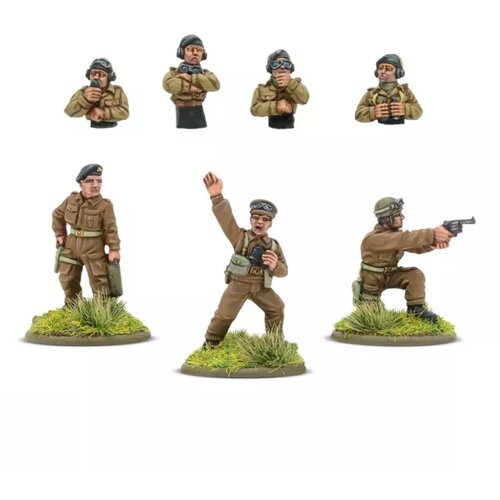 Warlord Games British Army tank crew Cene