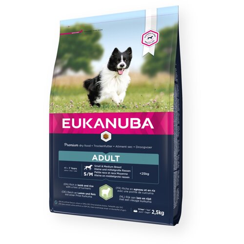 Eukanuba dog adult s/m chicken 2.5Kg Cene