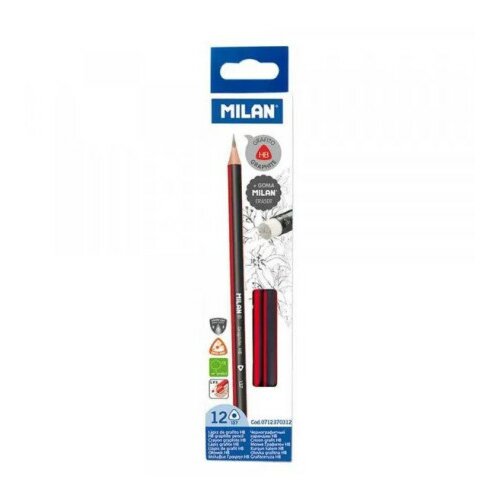 MILAN grafitne olovke 12 kom trouglaste ( MLN71230312 ) Cene