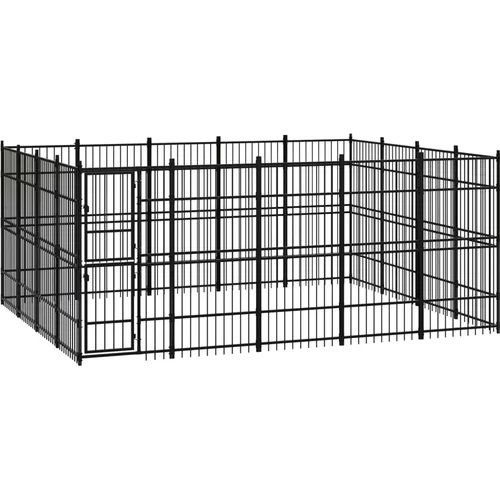  vanjski kavez za pse čelični 18,43 m²