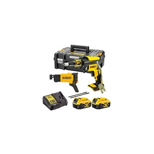 Dewalt DCF620P2K akumulatorski šauber za gips, bez četkica, 18V, sa 2x5.0Ah baterijama Slike