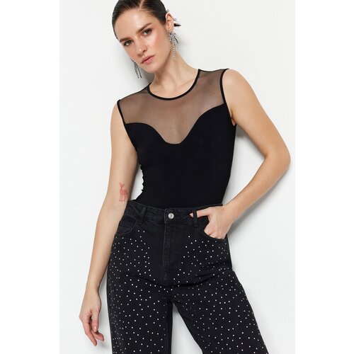 Trendyol Bodysuit - Black - Fitted Slike
