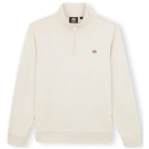 Dickies Oakport Quarter Zip Sweatshirt - Whitecap Grey Bijela