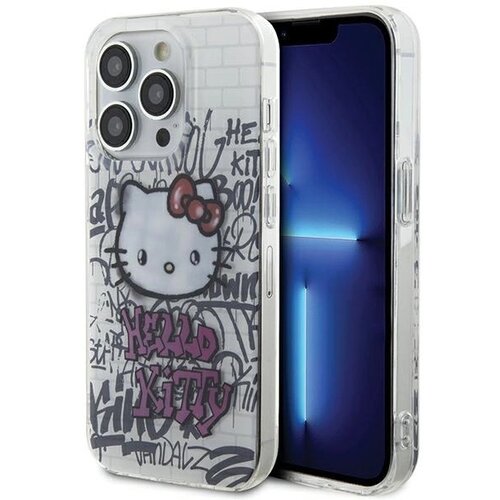 Hello Kitty OVITEK IML KITTY ON BRICKS GRAFFITI ZA IPHONE 15 PRO MAX BEL, (21899152) Slike