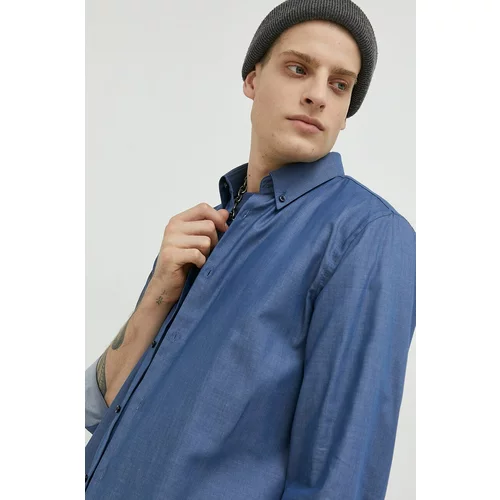 Hugo Košulja za muškarce, boja: tamno plava, slim, o button-down ovratnikom
