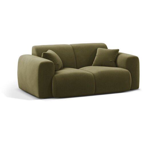 Micadoni Kaki zelena baršunasti sofa 170 cm Molino – Cene