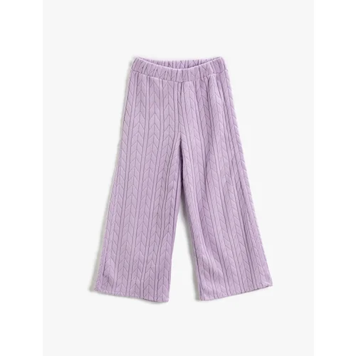 Koton Pants - Purple - Wide leg