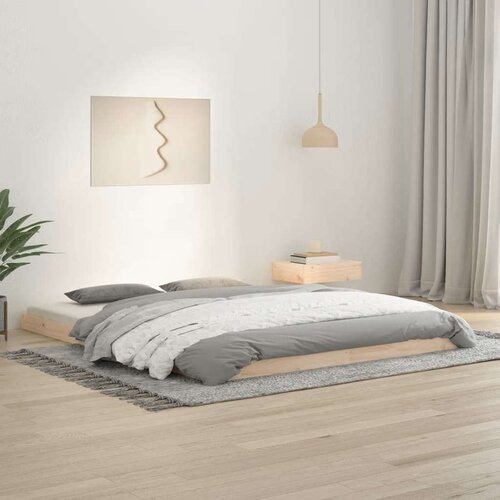  Posteljni okvir 160x200 cm trdna borovina, (20794894) Slike