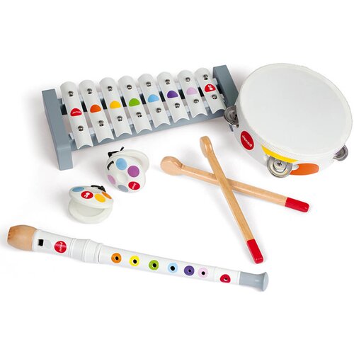 Janod mali glasbeni set confetti Cene