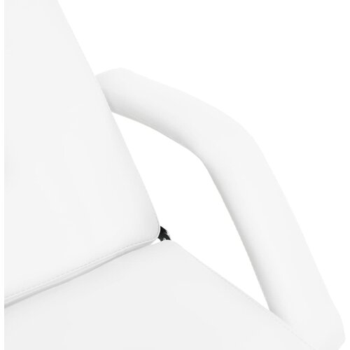 MASAŽNI STOL bijeli 180 x 62 x (87 - 112) cm Slike