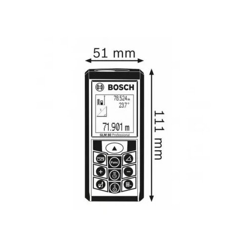Bosch laserski daljinomjer GLM 80 Slike