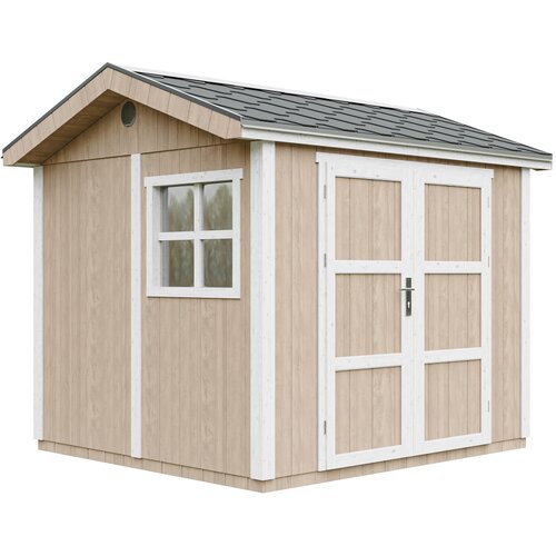 Timbela Vrtna hi&scaron;ica vrhunske kakovosti 5,9 m&sup2; - V252x250x294 cm - s tlemi in bitumenskimi plo&scaron;čicami - M913A-TERRA BROWN, (5000117251) Cene