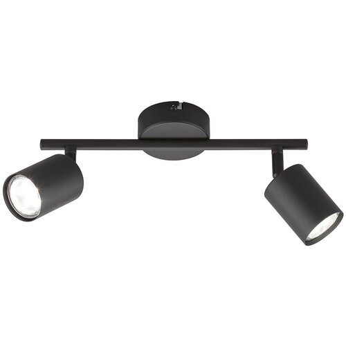 Fischer &amp;amp; Honsel Črno kovinsko LED točkovno svetilo 8x30 cm Vano &amp;ndash; Slike