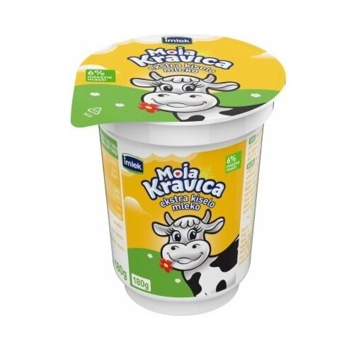 Moja kravica Kiselo mleko IMLEK 6%mm 180g Cene