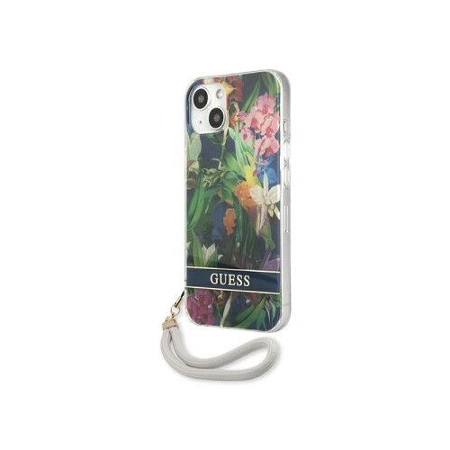 Guess Ovitek GUHCP13MHFLSB, Iphone 13, moder, (20689555) Cene