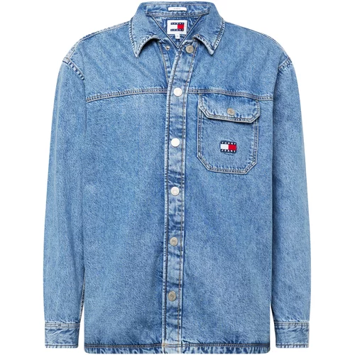 Tommy Jeans Prijelazna jakna 'ESSENTIAL' plavi traper