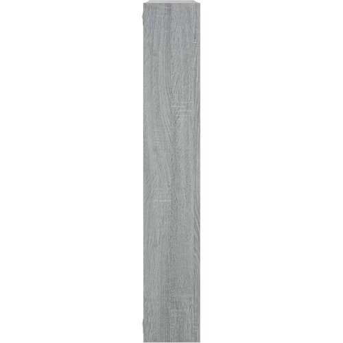  Zidna polica Siva Sonoma 103 x 17 x 102 cm Prerađeno drvo Slike