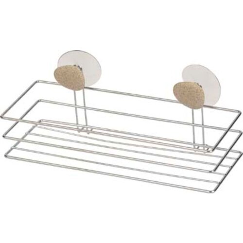 Tendance polica kamen sa 2 vakuuma 28X11,5X9,5 cm metal, hrom Slike