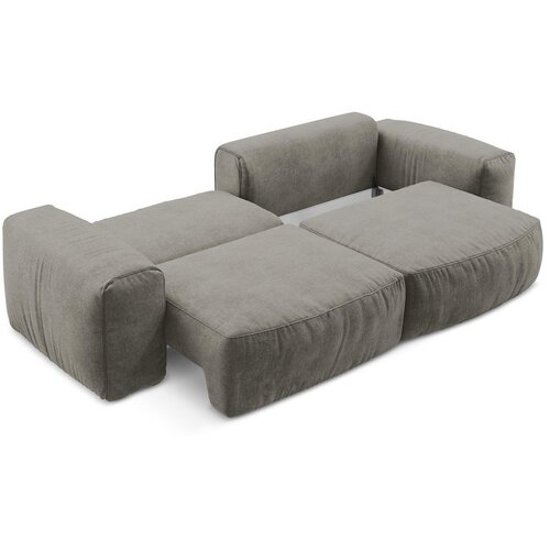 Makamii Siva sklopiva sofa od &amp;scaron;enila 275 cm Kuki &amp;ndash; Slike