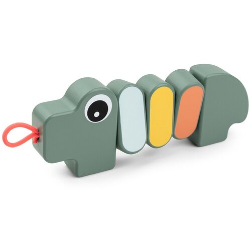 Done By Deer Didaktička igračka Twist &amp;amp; turn - Croco Green 4344313 Slike