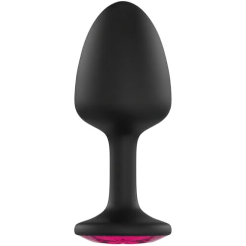 Dorcel Geisha Plug Ruby L - analni dildo od ružičastog kamena (crni) Cene