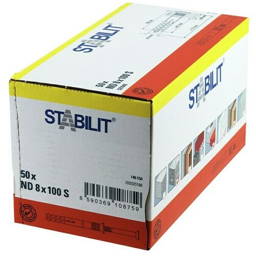 STABILIT Udarna tipla (Promjer tiple: 8 mm, Duljina tiple: 100 mm, 50 Kom.) Cijene